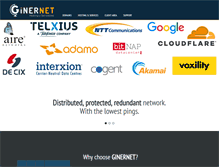 Tablet Screenshot of ginernet.com